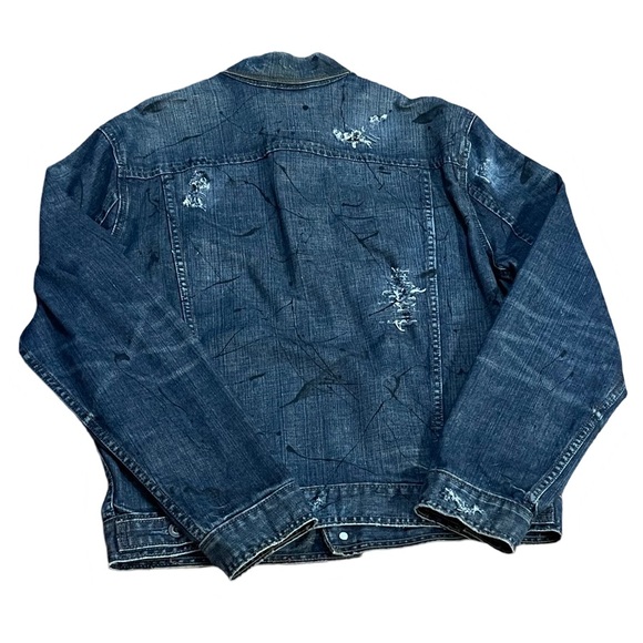 CLOSING SALE - Custom Levi's Demin Trucker Jacket - Picture 6 of 10